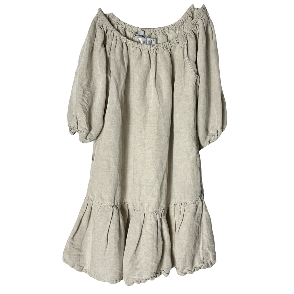 Nwot Tommy Bahama Dress XS Linen Beige